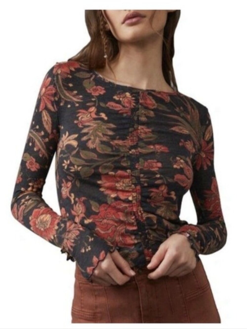 Free Peopled Floral Top - Picture 4 of 4